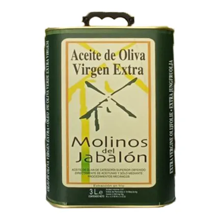 LATA 3 LITROS AOVE MOLINOS DEL JABALÓN (EN CAJA 6 UNDS)